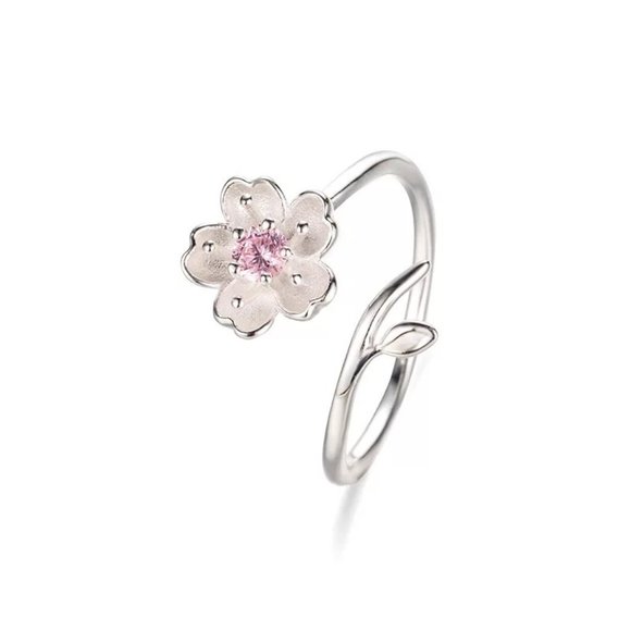 Jewelry - Flower Leaf Sterling Silver Ring